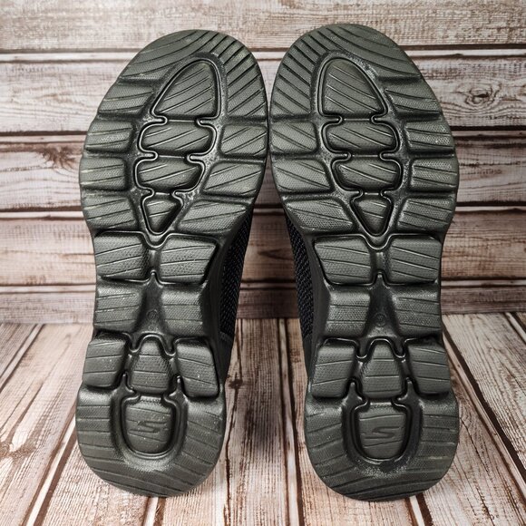 SKECHERS Go Walk 5 Women's 7.5 Black Mesh Slip-On Flat Comfort Shoes 15901 NWOT - Picture 8 of 9